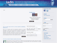 Tablet Screenshot of iadisportal.org